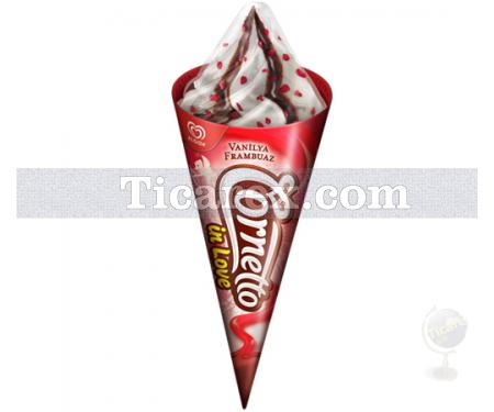 Algida Cornetto in Love Frambuaz-Vanilya Dondurma | 130 ml - Resim 1