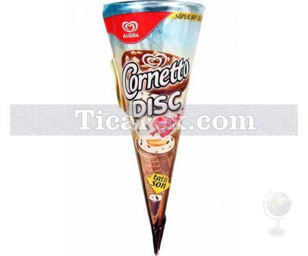 Algida Cornetto Disc Vanilya-Karamel Dondurma | 145 ml - Resim 1