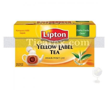 Lipton Yellow Label Demlik Poşet Çay 100'lü | 320 gr - Resim 1