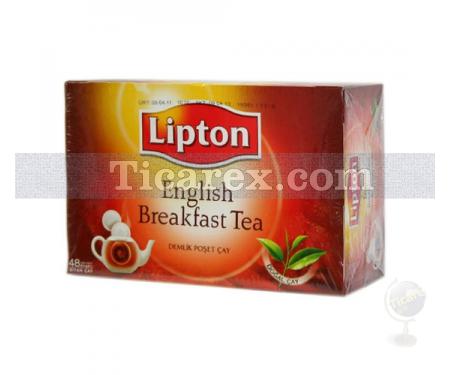 Lipton English Breakfast Demlik Poşet Çay 48'li | 153 gr - Resim 1