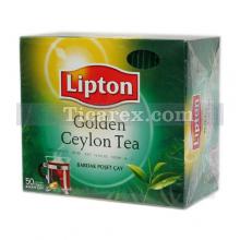 Lipton Golden Ceylon Süzen Poşet Çay 50'li | 100 gr