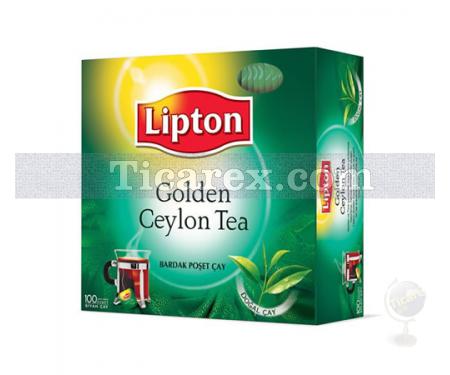 Lipton Golden Ceylon Süzen Poşet Çay 100'lü | 200 gr - Resim 1