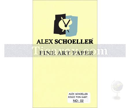 Alex Schoeller Kolej Fon Kartonu No:02 | Bej-Krem | 25x35 | 160 gr/m2 - Resim 1