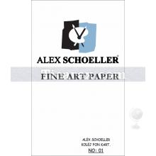 Alex Schoeller Kolej Fon Kartonu No:01 | Beyaz | 25x35 | 160 gr/m2