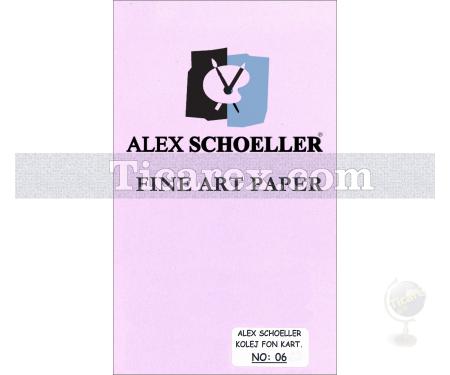 Alex Schoeller Kolej Fon Kartonu No:06 | Lila | 25x35 | 160 gr/m2 - Resim 1