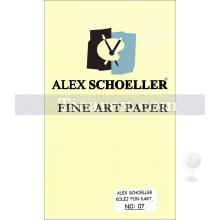Alex Schoeller Kolej Fon Kartonu No:07 | Açık Sarı | 25x35 | 160 gr/m2