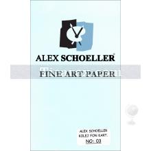 Alex Schoeller Kolej Fon Kartonu No:03 | Açık Mavi | 25x35 | 160 gr/m2