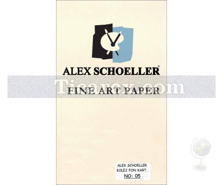 Alex Schoeller Kolej Fon Kartonu No:05 | Somon | 25x35 | 160 gr/m2 - Resim 1