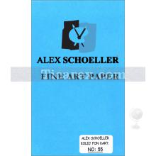 Alex Schoeller Kolej Fon Kartonu No:55 | Mavi | A4 | 160 gr/m2