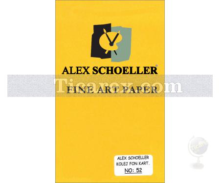 Alex Schoeller Kolej Fon Kartonu No:52 | Altın Rengi | A4 | 160 gr/m2 - Resim 1