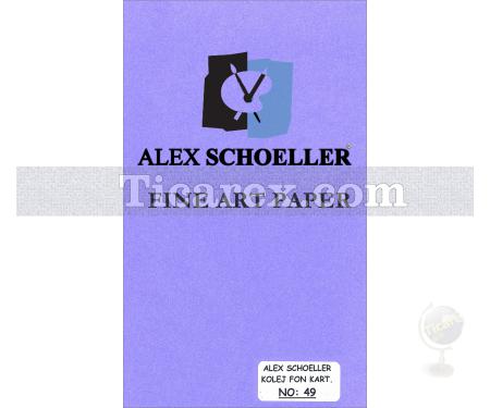 Alex Schoeller Kolej Fon Kartonu No:49 | Mor | A4 | 160 gr/m2 - Resim 1