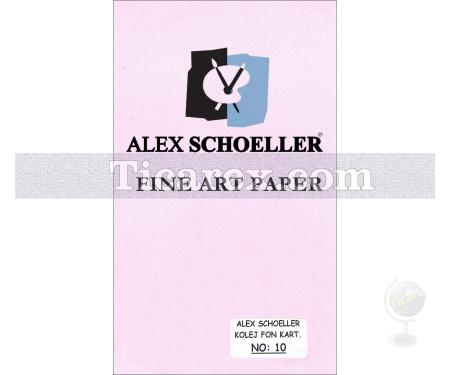 Alex Schoeller Kolej Fon Kartonu No:10 | Pembe | A4 | 160 gr/m2 - Resim 1