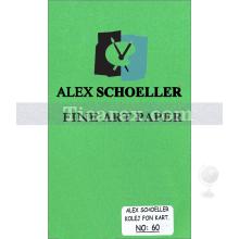 Alex Schoeller Kolej Fon Kartonu No:60 | Koyu Yeşil | A4 | 160 gr/m2
