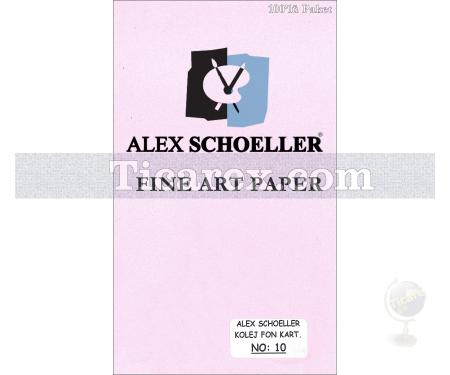 Alex Schoeller Kolej Fon Kartonu No:10 | Pembe | 70x100 | 120 gr/m2 | 100 adet - Resim 1