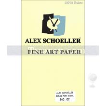 Alex Schoeller Kolej Fon Kartonu No:07 | Açık Sarı | 70x100 | 120 gr/m2 | 100 adet