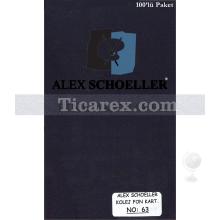 Alex Schoeller Kolej Fon Kartonu No:63 | Siyah | 50x70 | 120 gr/m2 | 100 adet