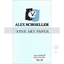 Alex Schoeller Kolej Fon Kartonu No:03 | Açık Mavi | A4 | 160 gr/m2