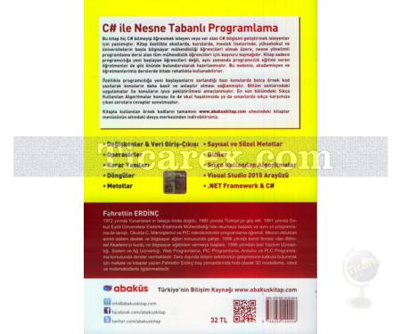C# ile Nesne Tabanlı Programlama | Yeni Başlayanlar İçin | Fahrettin Erdinç - Resim 2