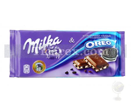 Milka Oreo Kakaolu Bisküvi Parçacıklı Tablet Çikolata | 100 gr - Resim 1