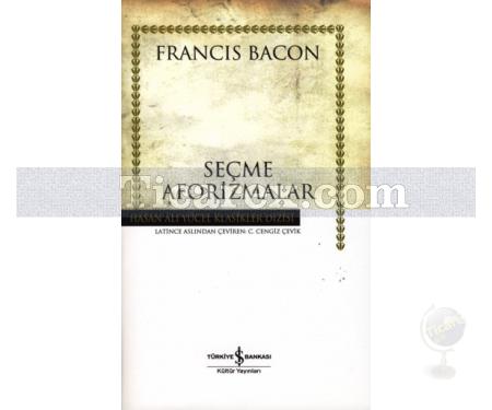 Seçme Aforizmalar | (Ciltli) | Francis Bacon - Resim 1