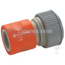 Gardena Stoplu Hortum Adaptörü 16 mm (5/8 inç) / 19 mm (3/4 inç) Ambalajlı (Art. 2914-20)