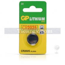 GP CR2025 3V Lityum Tekli Düğme Pil | C