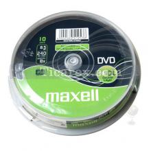 Maxell DVD+R 8X Yazılabilir 8.5 GB Double Layer 10'lu Paket