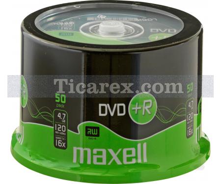 Maxell DVD+R 16X Yazılabilir 4.7 GB 50'li Paket - Resim 1