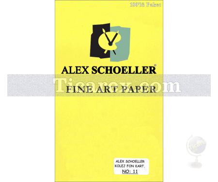 Alex Schoeller Kolej Fon Kartonu No:11 | Açık Altın Rengi | 50x70 | 160 gr/m2 | 100 adet - Resim 1
