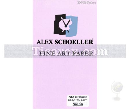Alex Schoeller Kolej Fon Kartonu No:06 | Lila | 50x70 | 160 gr/m2 | 100 adet - Resim 1