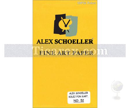 Alex Schoeller Kolej Fon Kartonu No:52 | Altın Rengi | A4 | 160 gr/m2 | 100 adet - Resim 1