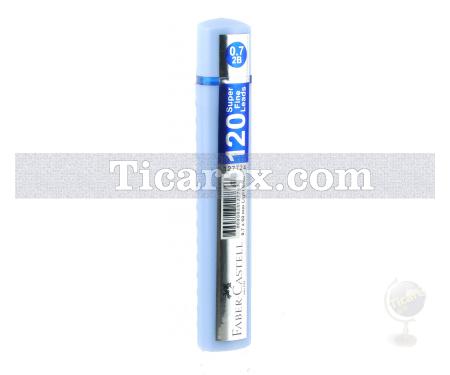 Faber-Castell Grip Min 2B 120'li Açık Mavi Tüp | 0.7 mm | 2B | Siyah - Resim 1