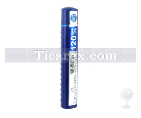 Faber-Castell Grip Min 2B 120'li Mavi Tüp | 0.7 mm | 2B | Siyah - Resim 1