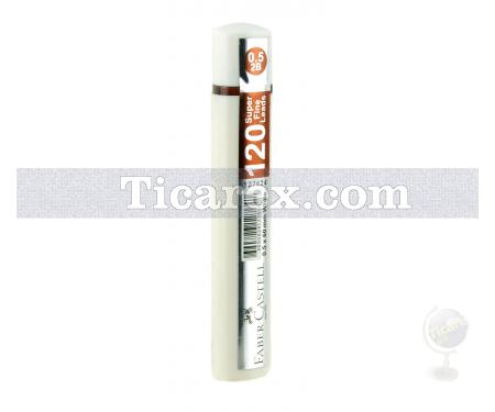 Faber-Castell Grip Min 2B 120'li Beyaz Tüp | 0.5 mm | 2B | Siyah - Resim 1