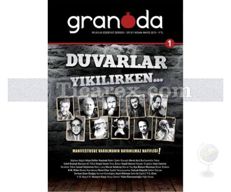 Granada Edebiyat Dergisi Sayı: 1 | Kolektif - Resim 1