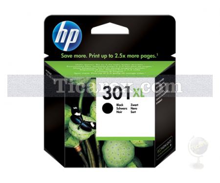 HP 301XL Siyah Yüksek Kapasiteli Orijinal Mürekkep Kartuşu - Resim 1