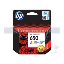HP 650 Üç Renkli Orijinal Ink Advantage Mürekkep Kartuşu