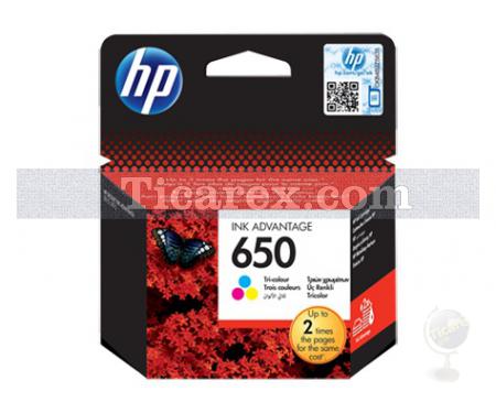 HP 650 Üç Renkli Orijinal Ink Advantage Mürekkep Kartuşu - Resim 1