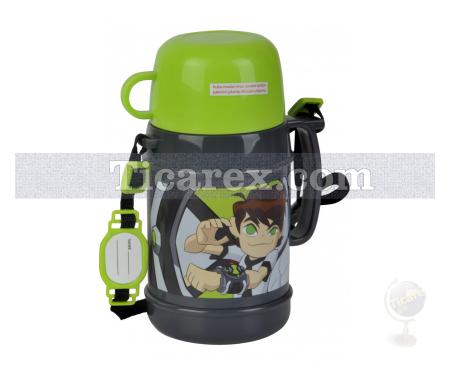 Ben10 - Bardaklı Plastik Matara HU24 | 400 ml - Resim 1