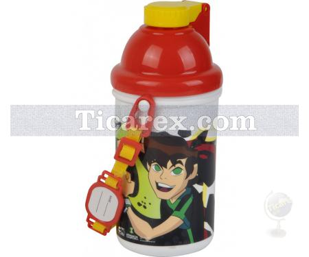 Ben10 - Pipetli Plastik Matara N93 | 500 ml - Resim 1