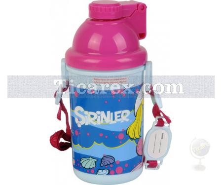 Şirinler - Pipetli Plastik Matara N93 | 500 ml - Resim 1