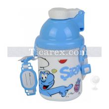 Şirinler - Pipetli Plastik Matara N92 | 400 ml