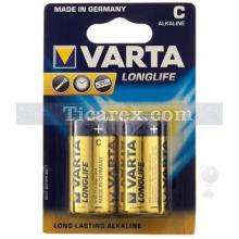 Varta Longlife Extra Orta Boy Pil 2'li Paket | C