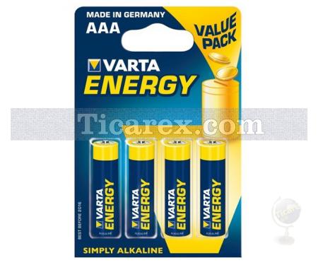 Varta Energy İnce Pil 4'lü Paket | AAA - Resim 1
