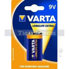 Varta Longlife Extra Alkalin Pil | 9 Volt