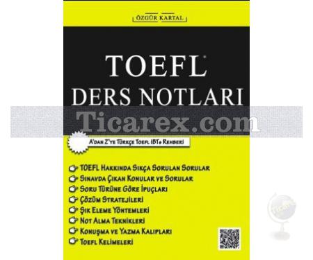 TOEFL Ders Notları - Sokak Kitapları Yayınları - Resim 1