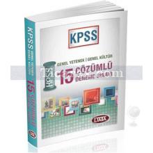 KPSS 15 Çözümlü Deneme Sınavı | Genel Yetenek | Genel Kültür - Data Yayınları