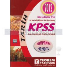 Tüm Adaylar İçin KPSS Konu Anlatımlı Örnek Çözümlü 2012 (6 Kitap Takım) - Teorem Yayıncılık