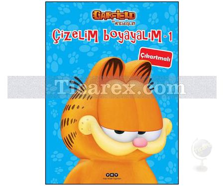 Garfield ile Arkadaşları - Çizelim Boyayalım 1 | Çıkartmalı | Kolektif - Resim 1