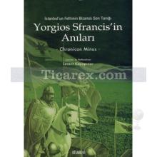 Yorgios Sfrancis'in Anıları | Chronicon Minus